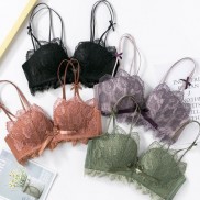 [BÁN LẺ ÁO] Bộ đồ lót ren nữ Floral Girl nâng ngực không gọng siêu gợi cảm quyến rũ A78